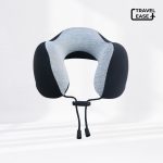 Travel Ease Neck Pillow Bantal Leher Black