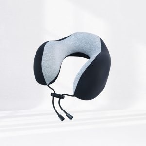 Travel Ease Neck Pillow Bantal Leher Black 2