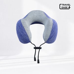 Travel Ease Neck Pillow Bantal Leher Dark Blue