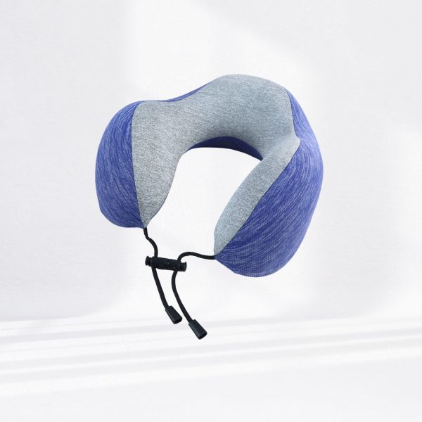 Travel Ease Neck Pillow Bantal Leher Dark Blue 2