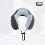 Travel Ease Neck Pillow Bantal Leher Dark Grey