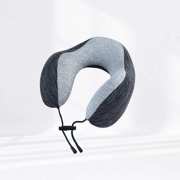 Travel Ease Neck Pillow Bantal Leher Dark Grey 2