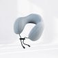 Travel Ease Neck Pillow Bantal Leher Light Grey 2