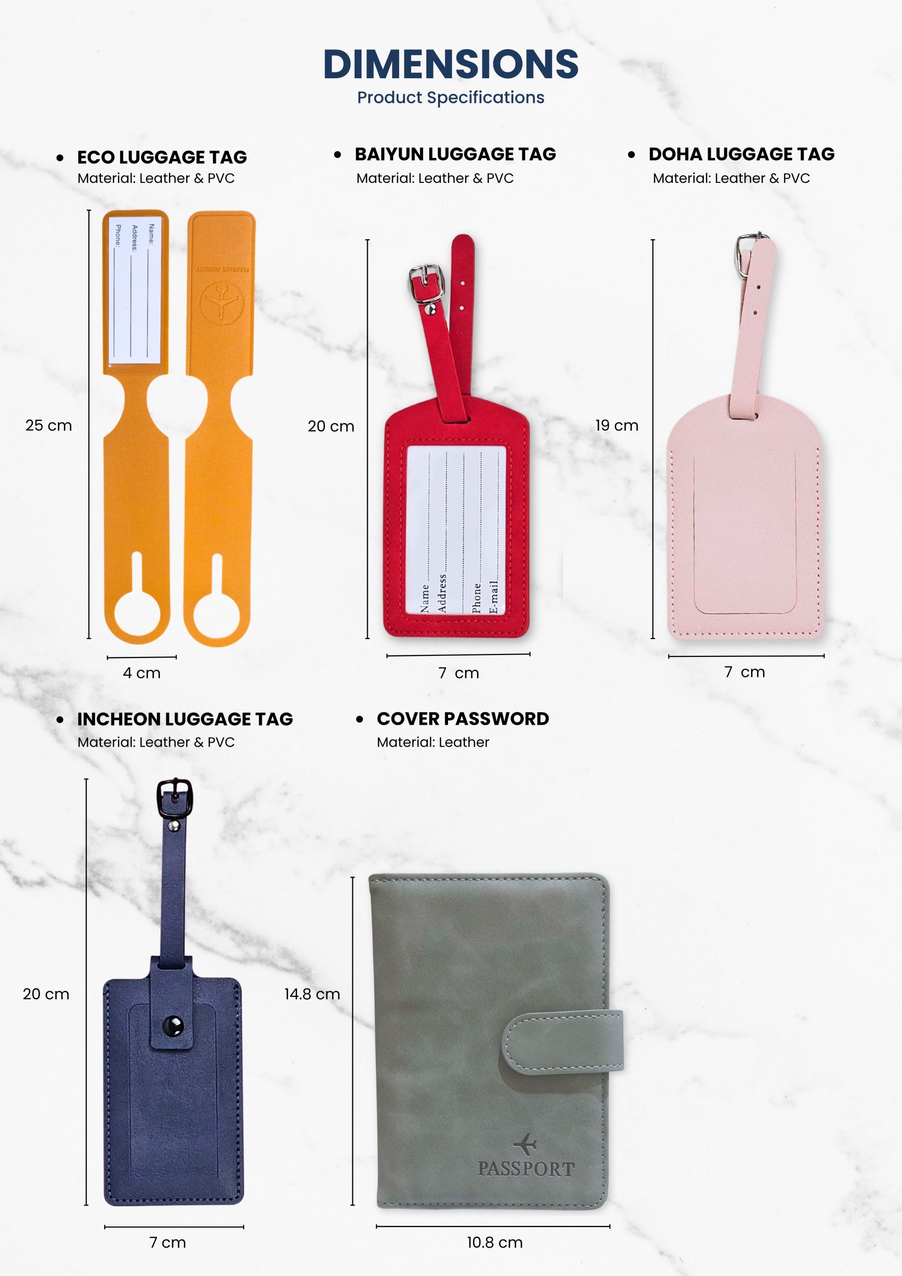 High Quality Passport & Luggage Tag 2