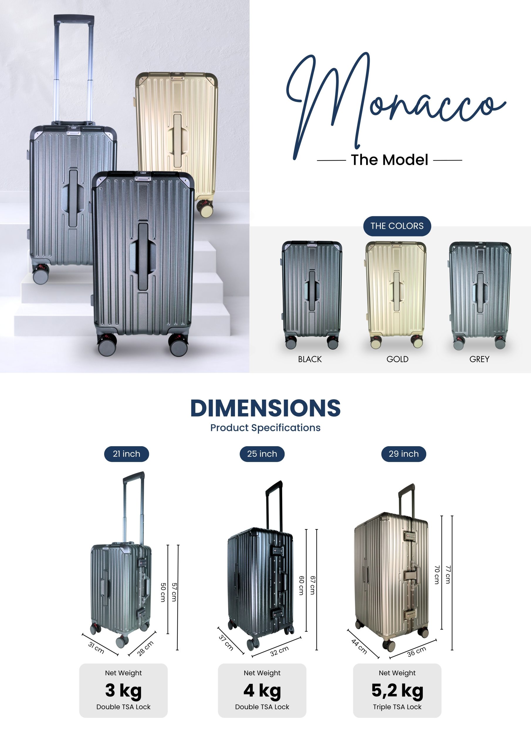 High Quality Suitcase Monacco 1