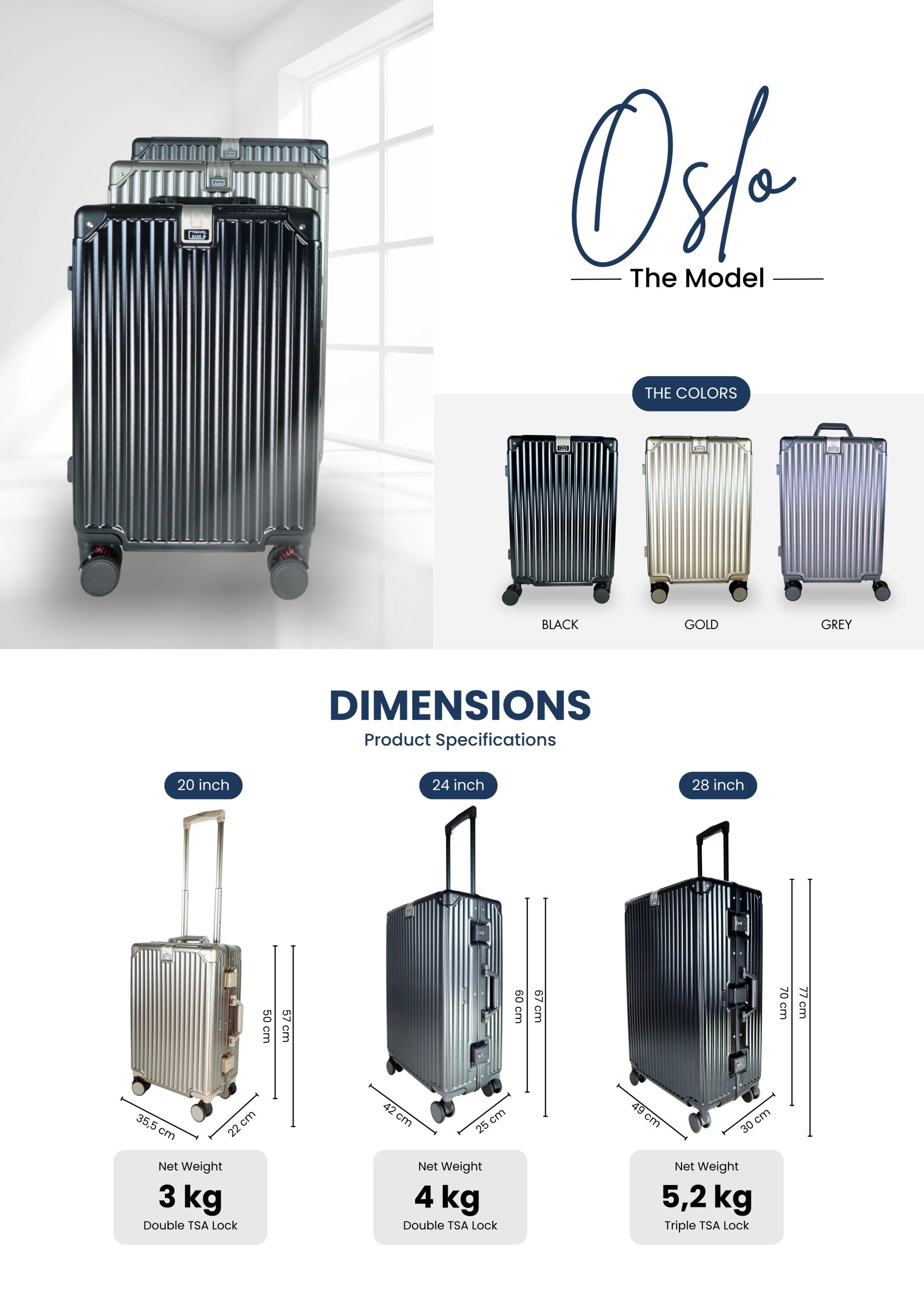High Quality Suitcase Oslo 1