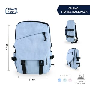 Travel Ease Changi Backpack - White - Image 3