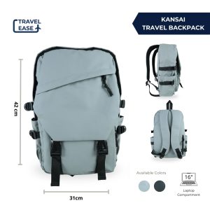 Travel Ease Kansai Backpack - Grey - Image 3