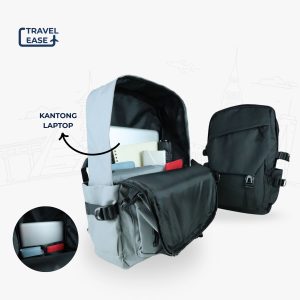 Travel Ease Kansai Backpack - Grey - Image 4