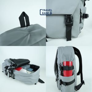 Travel Ease Kansai Backpack - Grey - Image 5