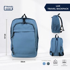 Travel Ease Lax Backpack - Blue - Image 3