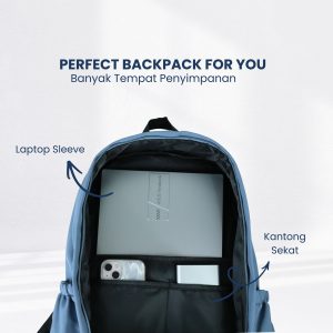 Travel Ease Lax Backpack - Blue - Image 5